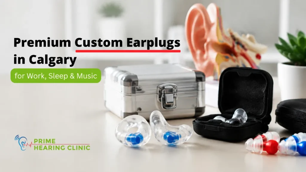 Custom Earmolds in Calgary: Premium Custom Earplugs for Work, Sleep & Music