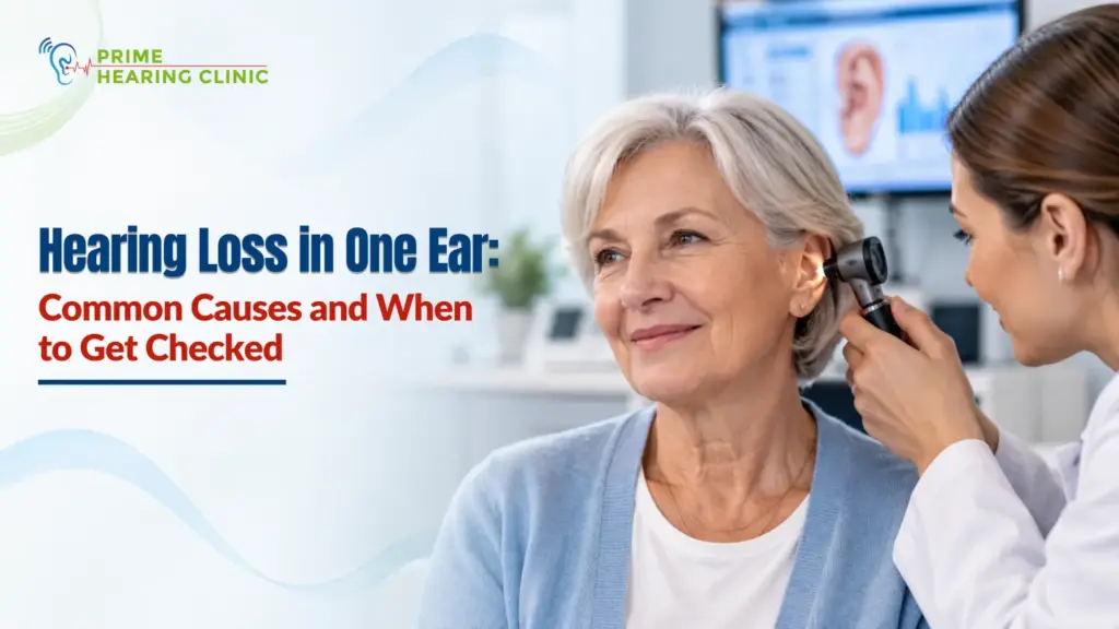 Common cause of hearing loss in one ear